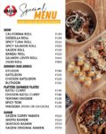 Kaizen Davao Menu