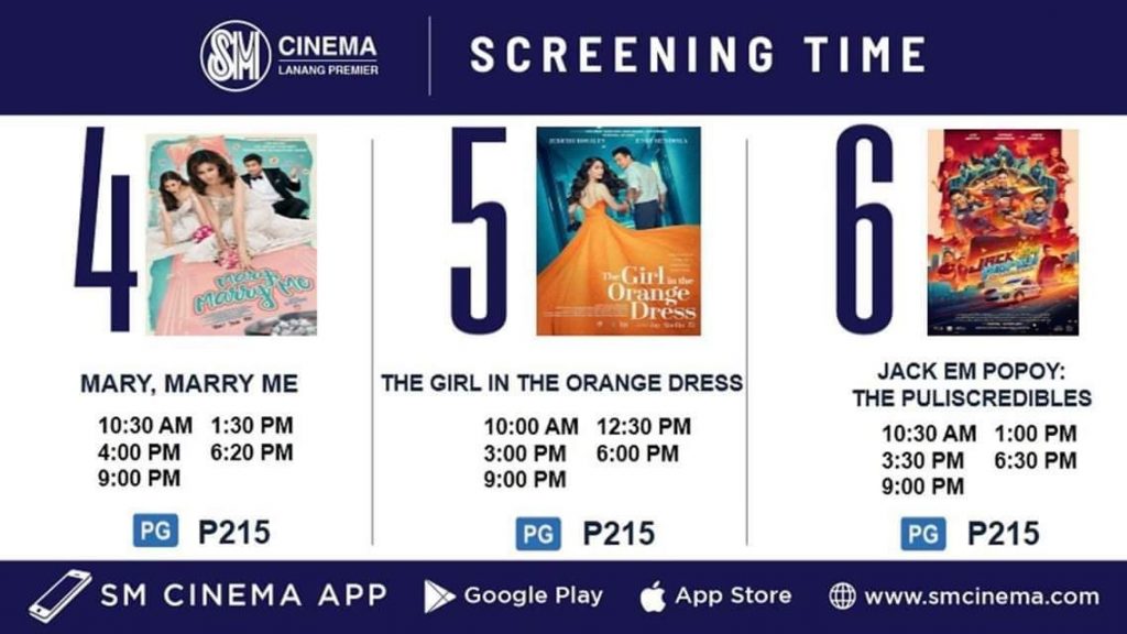 movies showing in sm lanang