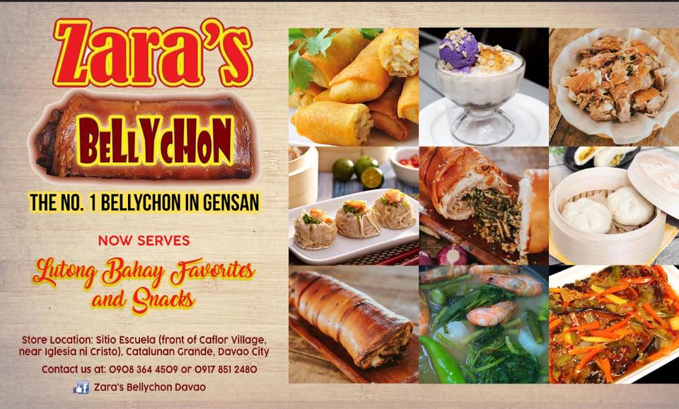 Zara's Bellychon Davao lechon belly - lechon roll