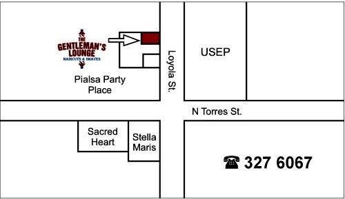 The Gentleman's Lounge Davao Map - location