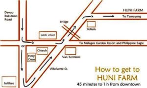 Huni Farm Location Map